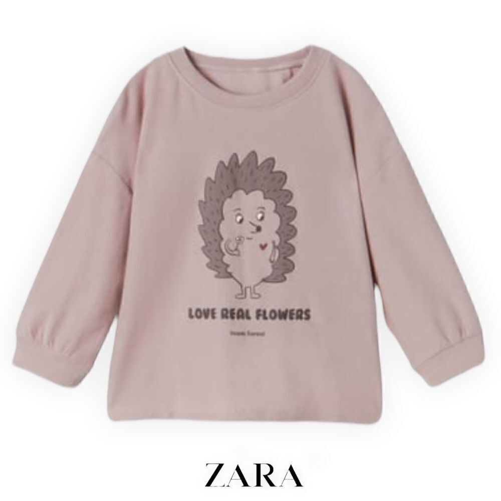 ZARA Kids | Mauve | ANIMALS T-SHIRT